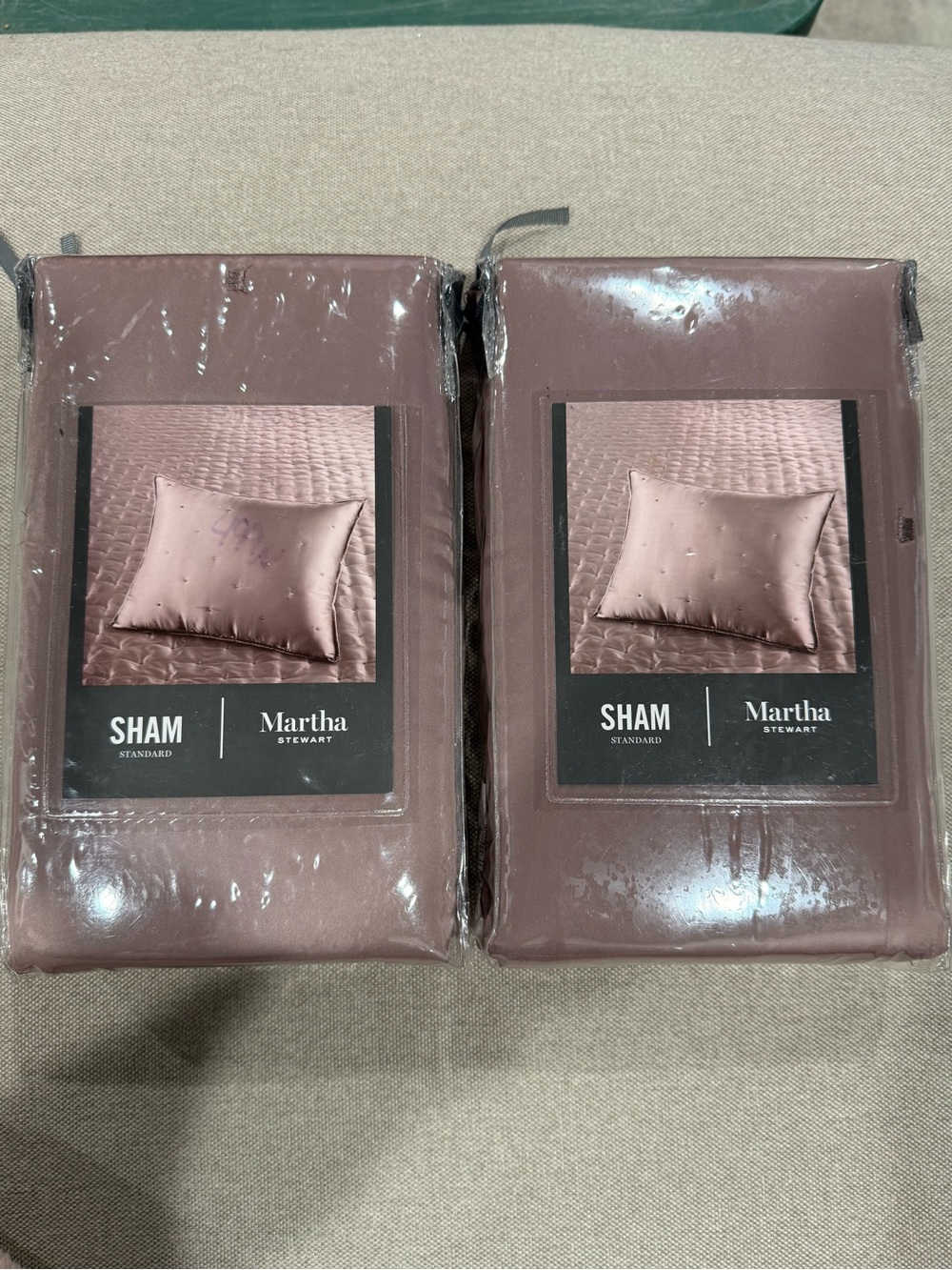 Martha Stewart Pillow Sham in Dusty Rose Mauve